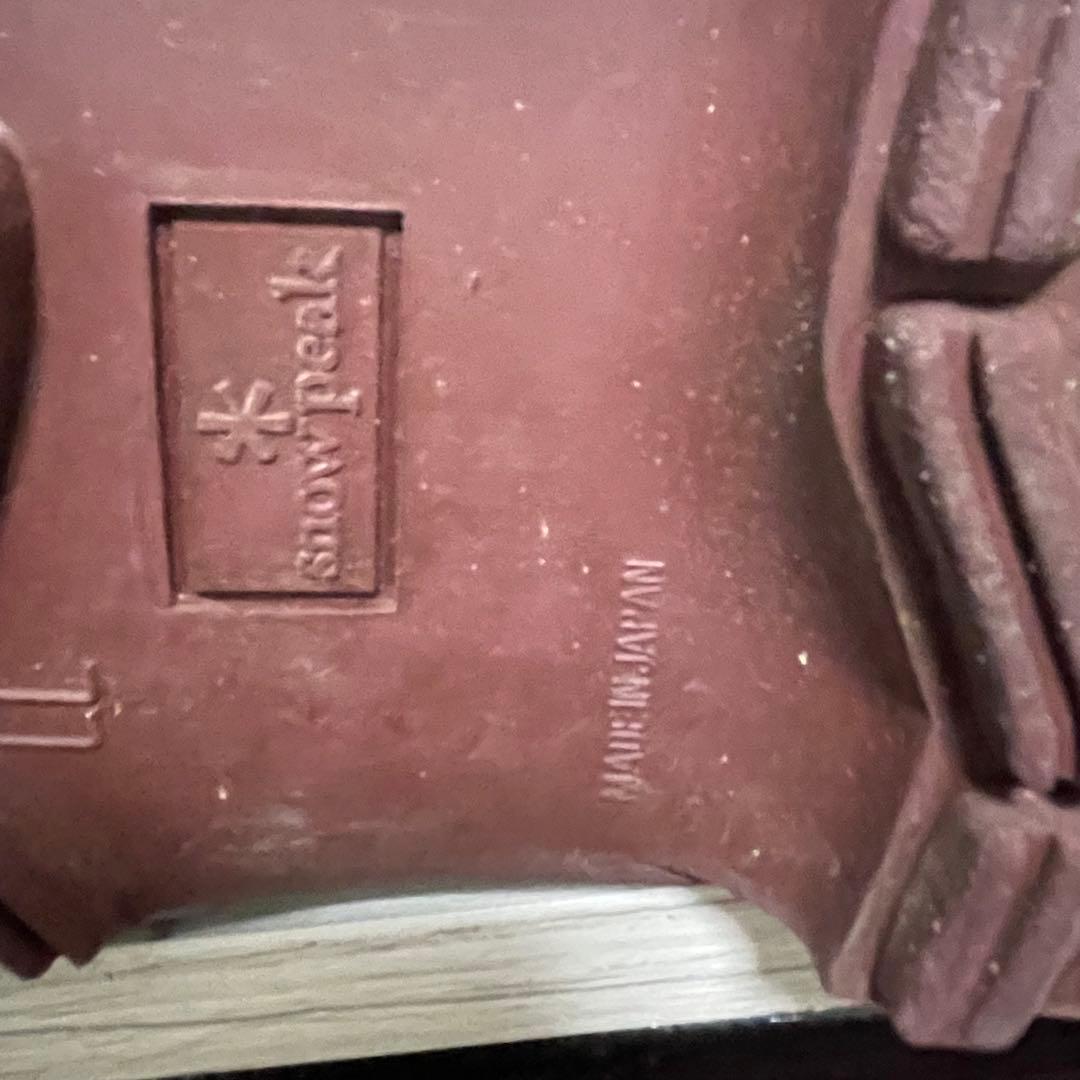 外箱付 スノーピーク NOASOBI ラバーニーブーツ レインブーツ LL 長靴