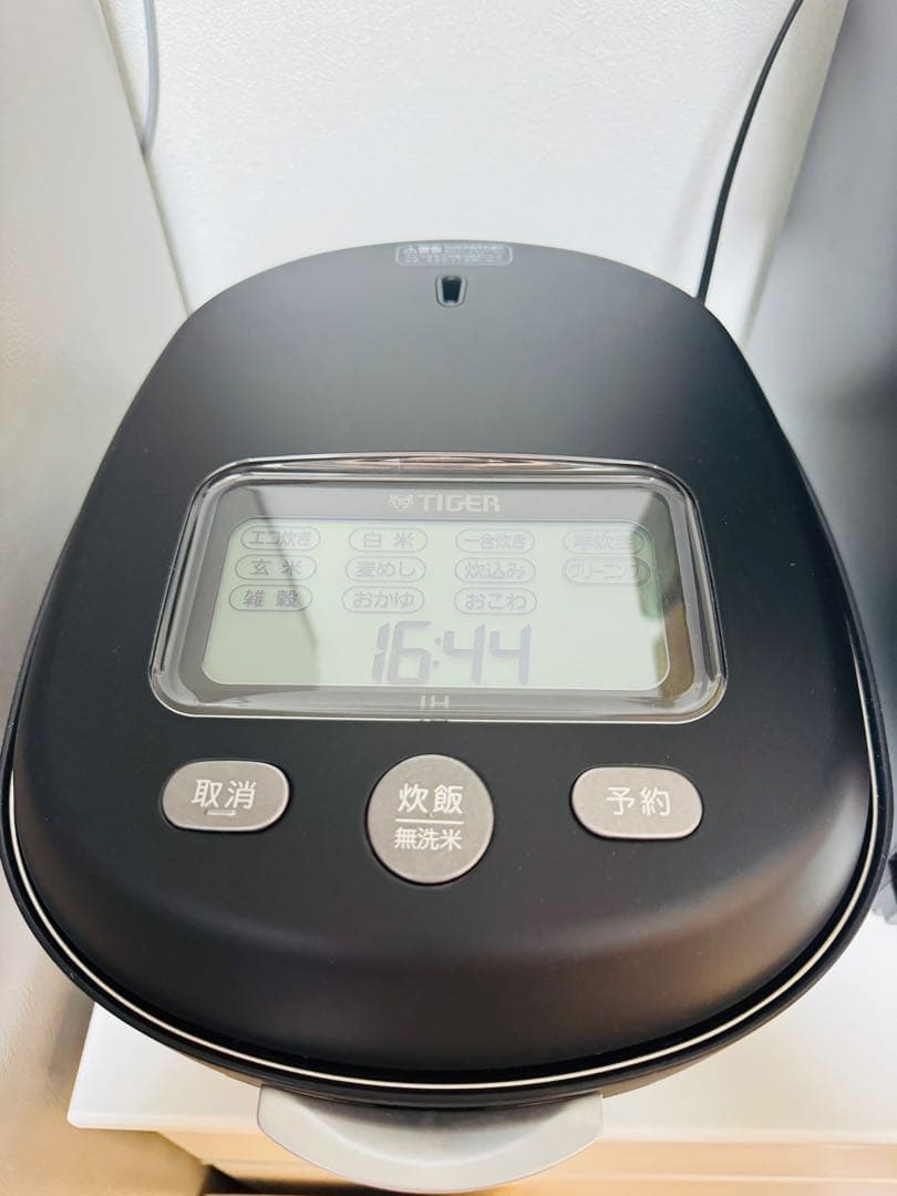 【新品同様】Tiger 土鍋ご泡火炊き　炊飯器