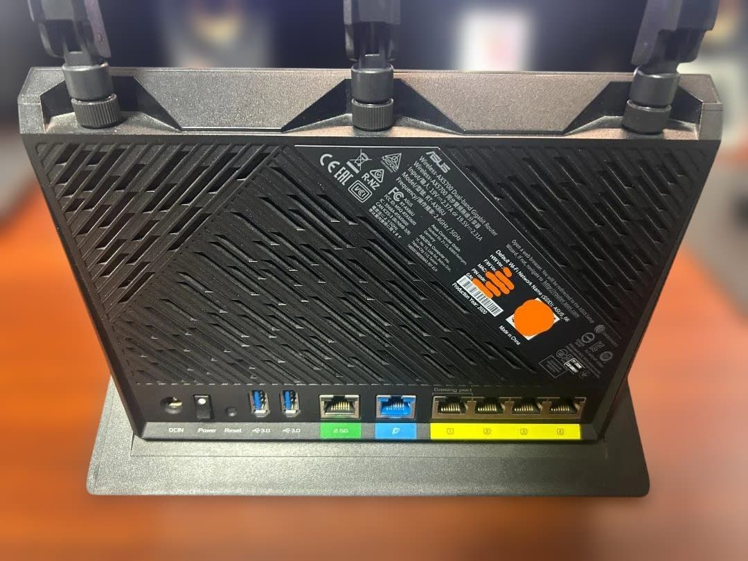 ASUS　無線LANルーター　RT-AX86U　WiFi 6