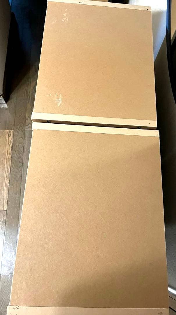 ① 無印良品　パルプボードボックス　3段　2個セット