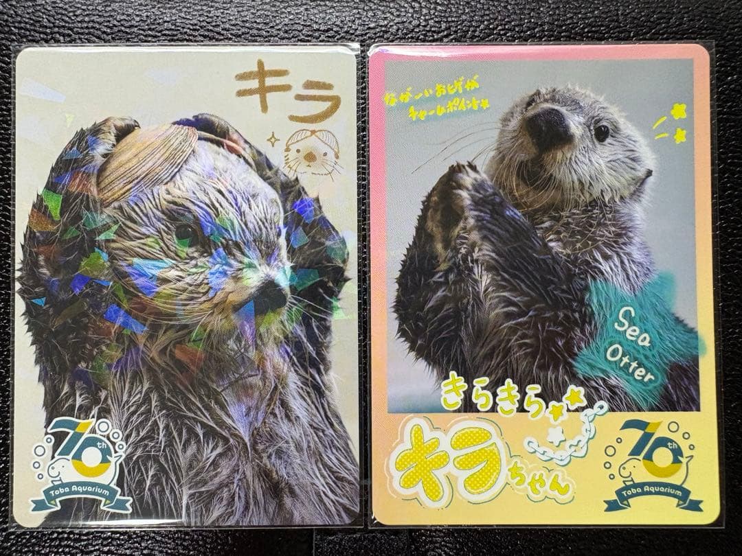 【鳥羽水族館】70周年記念 コレクションカード キラちゃんセット