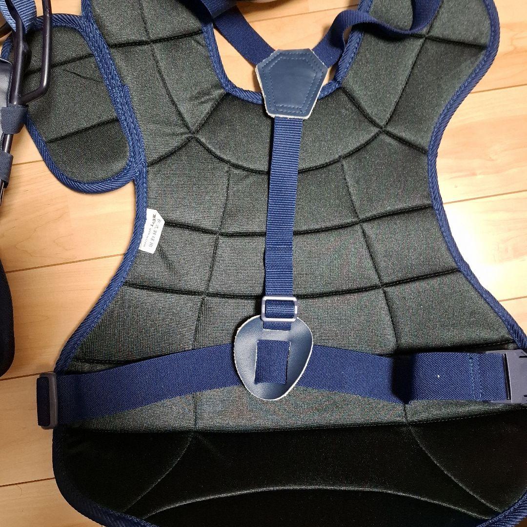 ZETT JSBB キャッチャー防具フルセット　ニークッション付き(一般軟式)