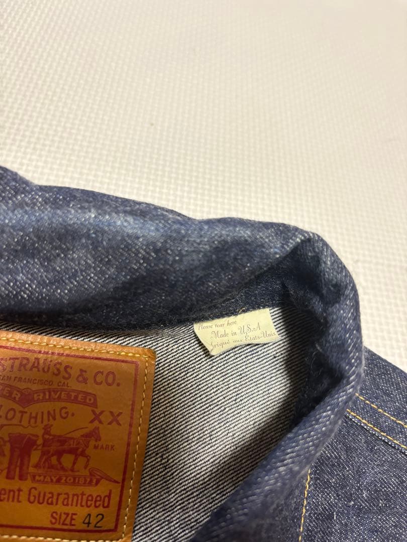 Levi's LVC 507XX 2nd 42 USA製　濃紺　42