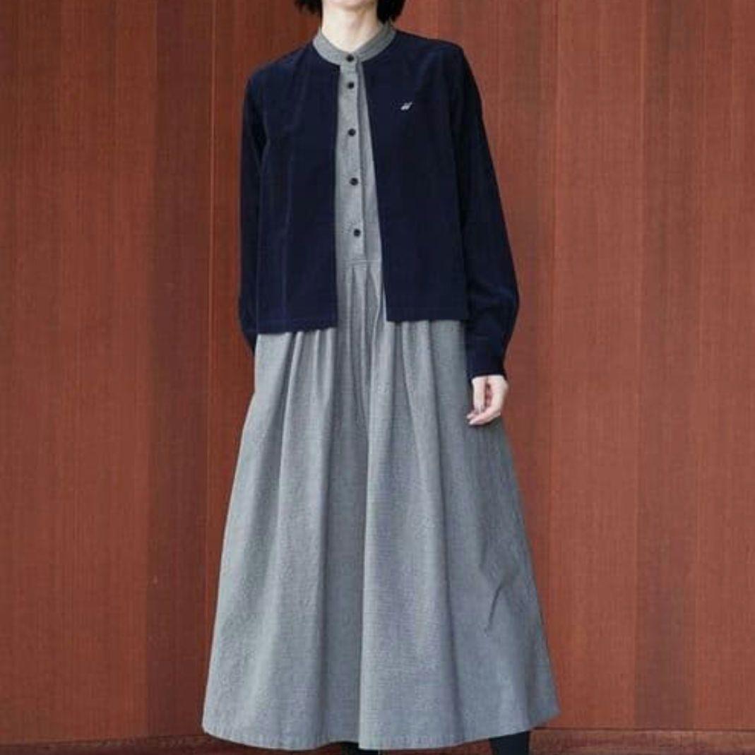 《サニークラウズ》feat.bonpon pon カーディガン＆ワンピース 3L