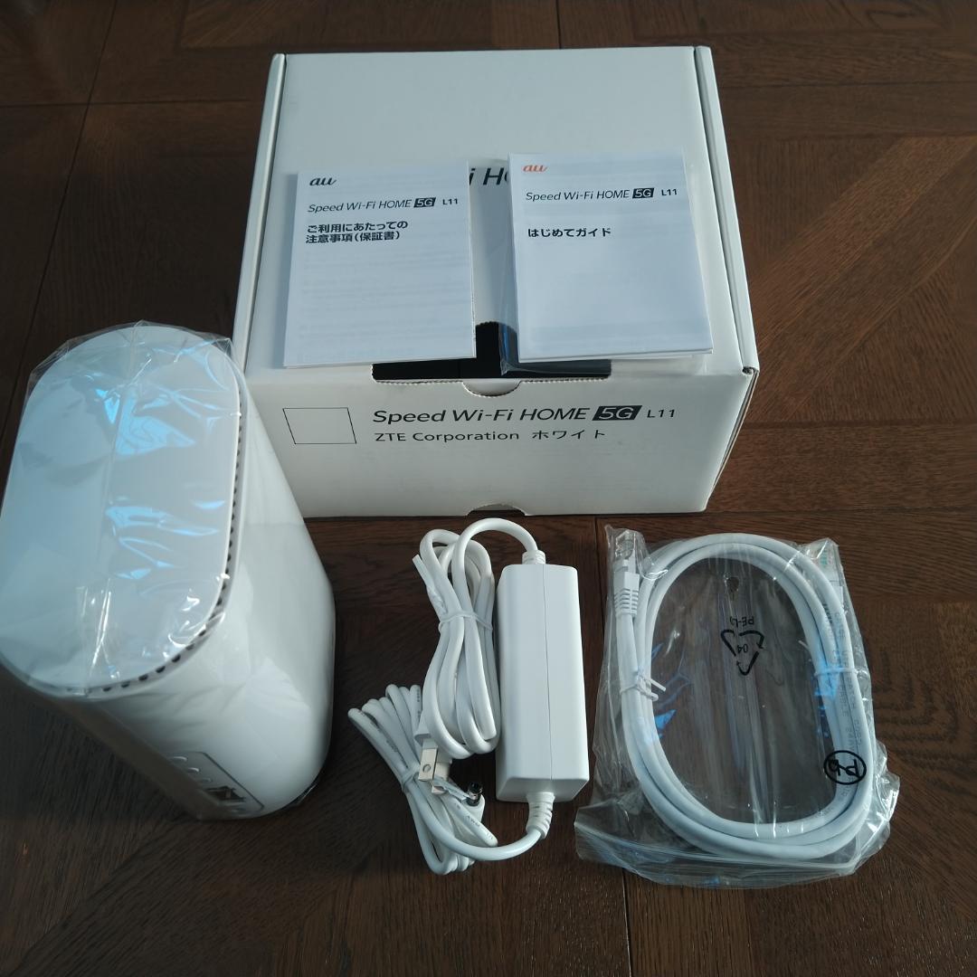 【☆未使用品★  5G L11 UQ版 ZTR01SWU ＊Wi-Fi