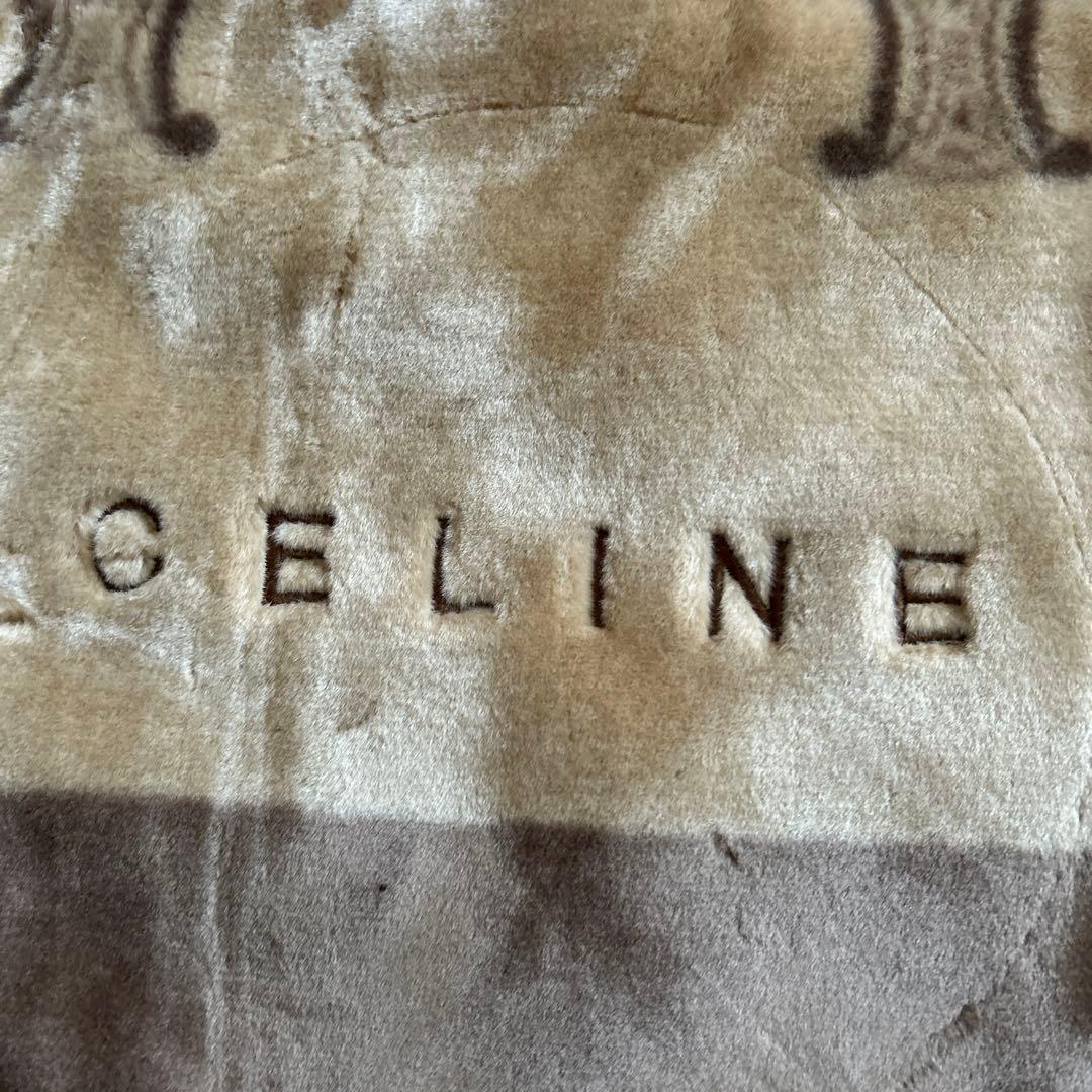 新品未使用 タグ付 CELINE セリーヌ ブランケット ハーフケット ブラウン