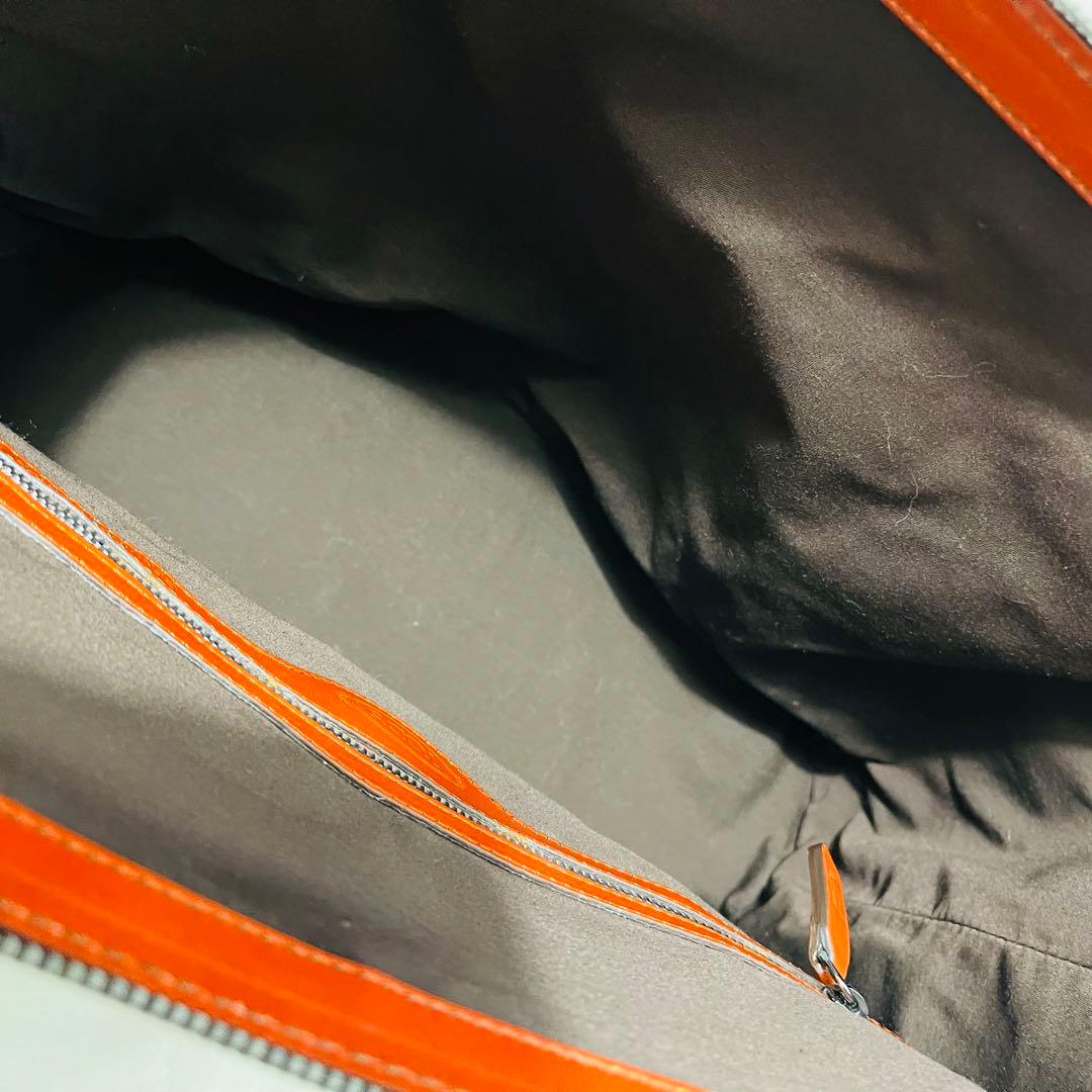 【美品】TOD'S カーフ レザー ハンド トート バッグ ショルダー 大容量