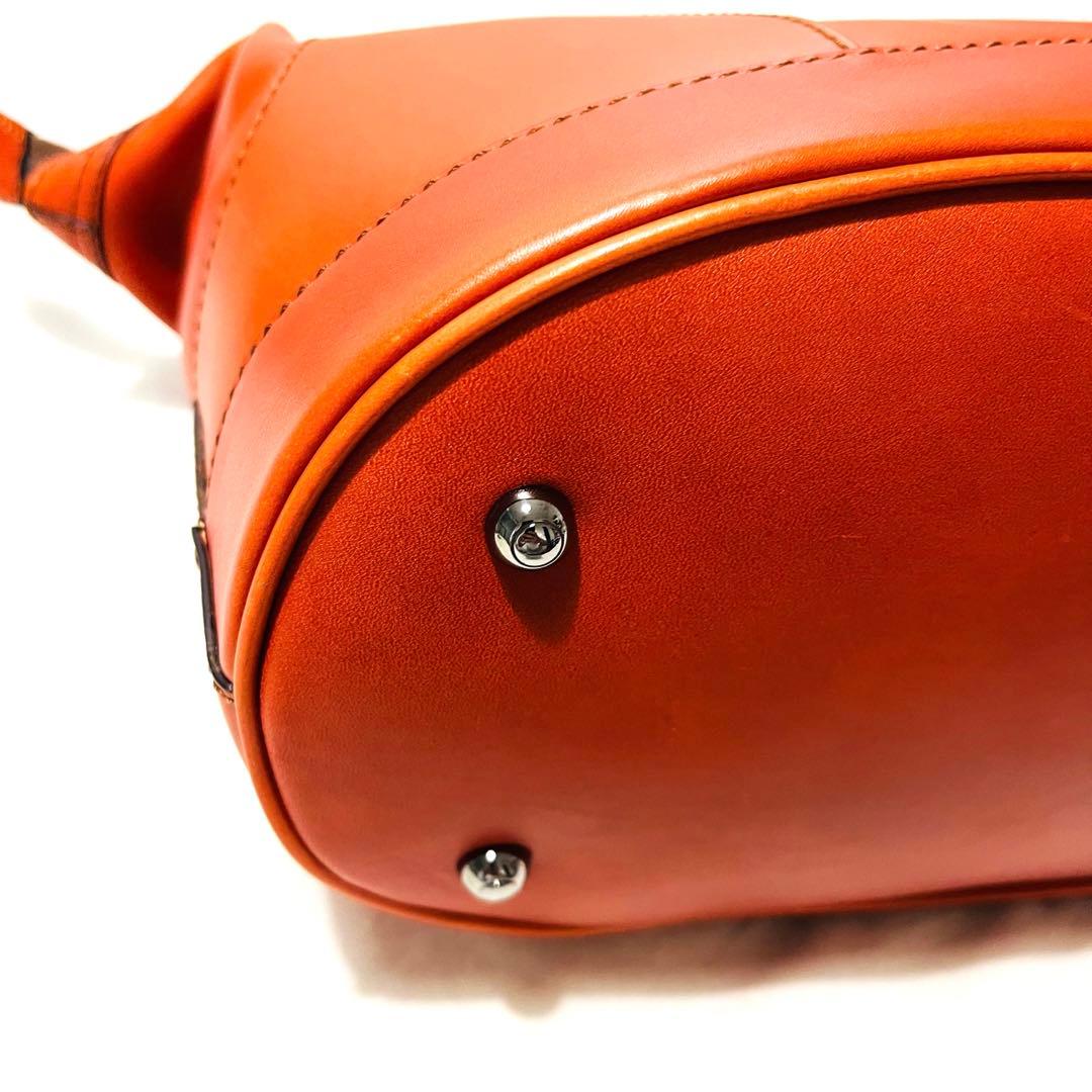 【美品】TOD'S カーフ レザー ハンド トート バッグ ショルダー 大容量