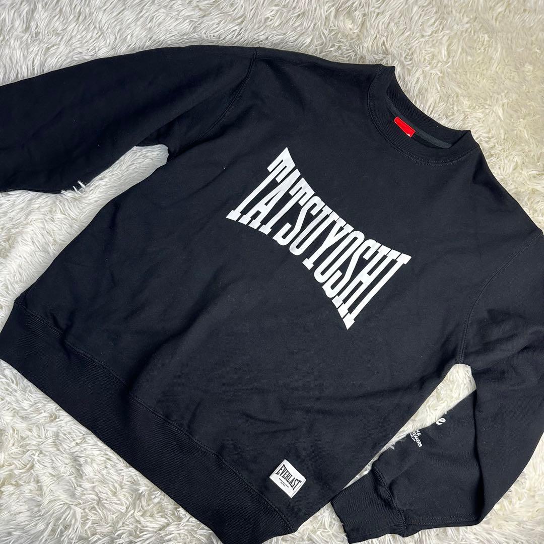 美品 EVERLAST TATSUYOSHI スウェット 黒 辰吉丈一郎 XL