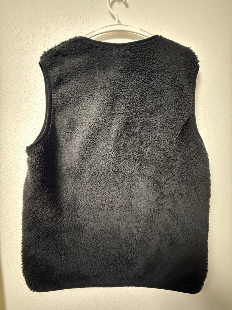 Patagonia パタゴニア ボアベスト ブラック フリース ロゴ入り