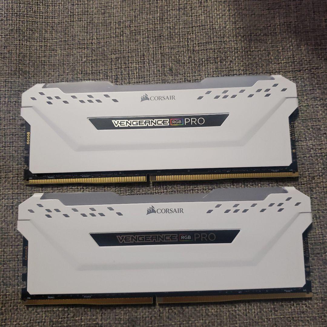 CORSAIR DDR4 デスクトップパソコン用メモリ16GB2枚セット32GB