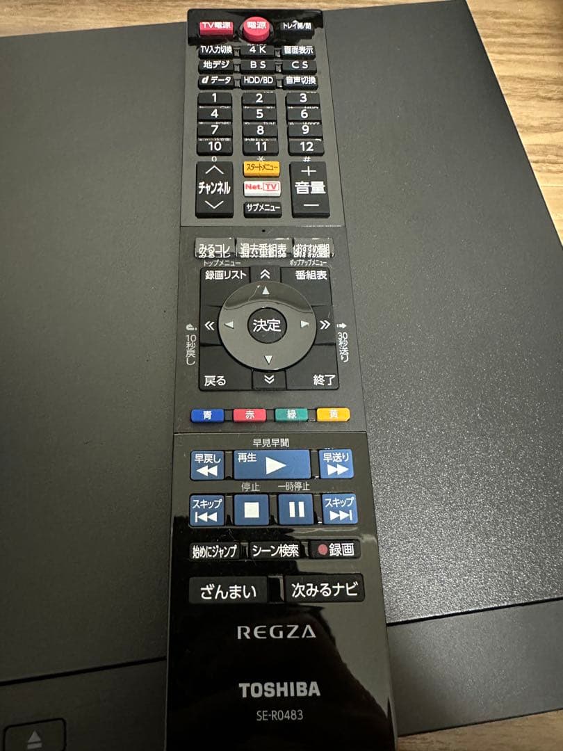 美品 TOSHIBA REGZA DBR-4KZ200 ブルーレイレコーダー