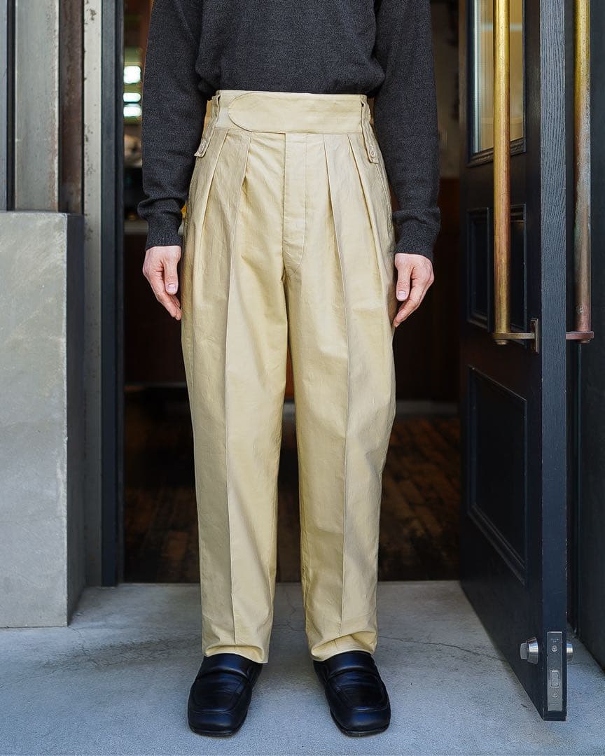 NEAT ギザモールスキン チノ ベルトレス