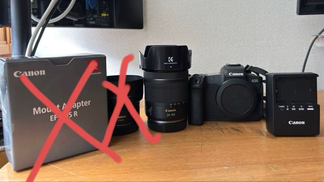 Canon EOS R　ミラーレス一眼　カメラ　レンズセット