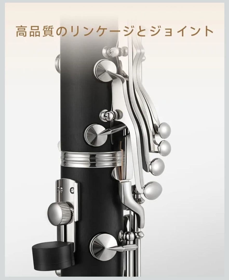 Eastar クラリネット ニッケルメッキ お手入れ付 初心者向け