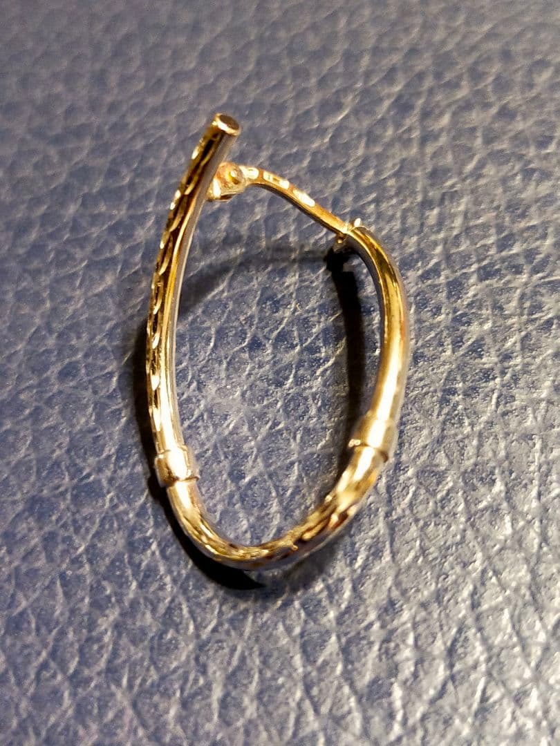 最終価格！ウノアエレ片耳ピアスK18WG