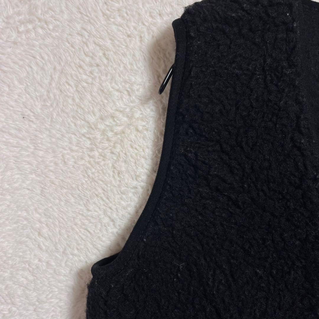 人気　定番　COLD BREAKER ボア　ロングジレ　ベスト　ブラック