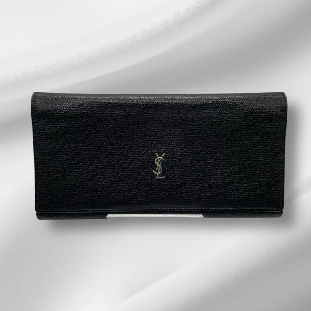 あい様　　イヴサンローラン サンローラン レザー 長財布 YSLロゴ