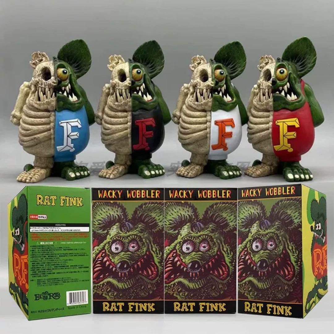 ラットフィンク RATFINK FIGURE SKULL フィギュア 4体セット