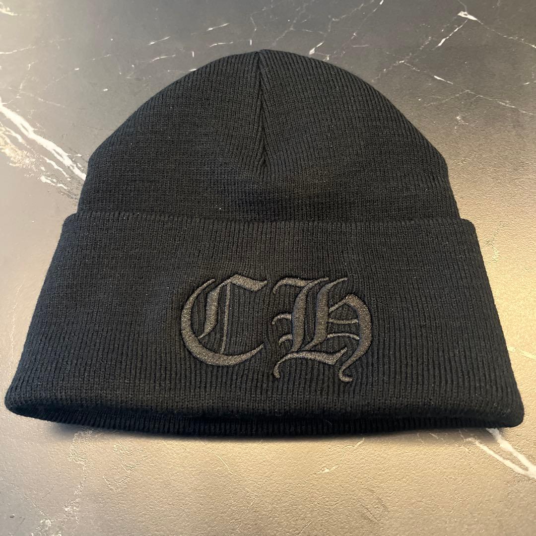 クロムハーツ　ブラックニット帽