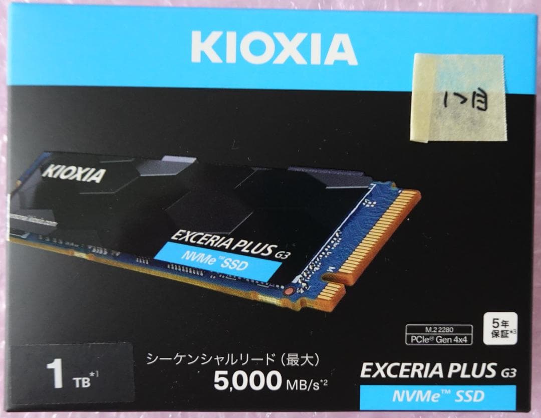 EXCERIA PLUS G3 SSD-CK1.0N4PLG3J 1TB ①