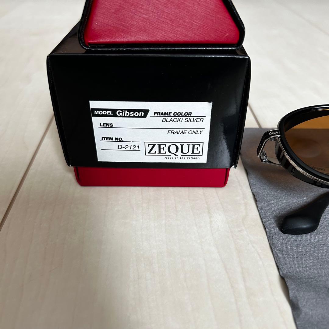 ZEQUE Gibson F-2122 タレックス偏光レンズ ラスターオレンジ