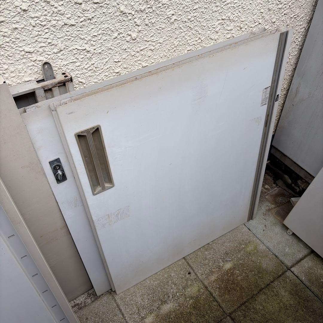 【手渡し限定】イナバ物置135A型1999年製　取説・パーツ付き　分解済　中古品