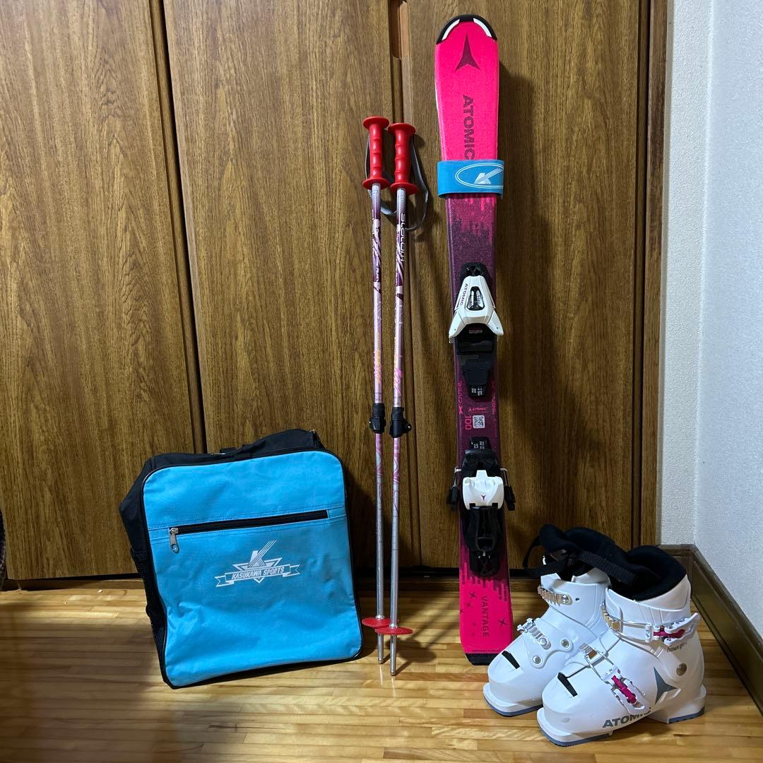 アトミック スキーセット　板100
