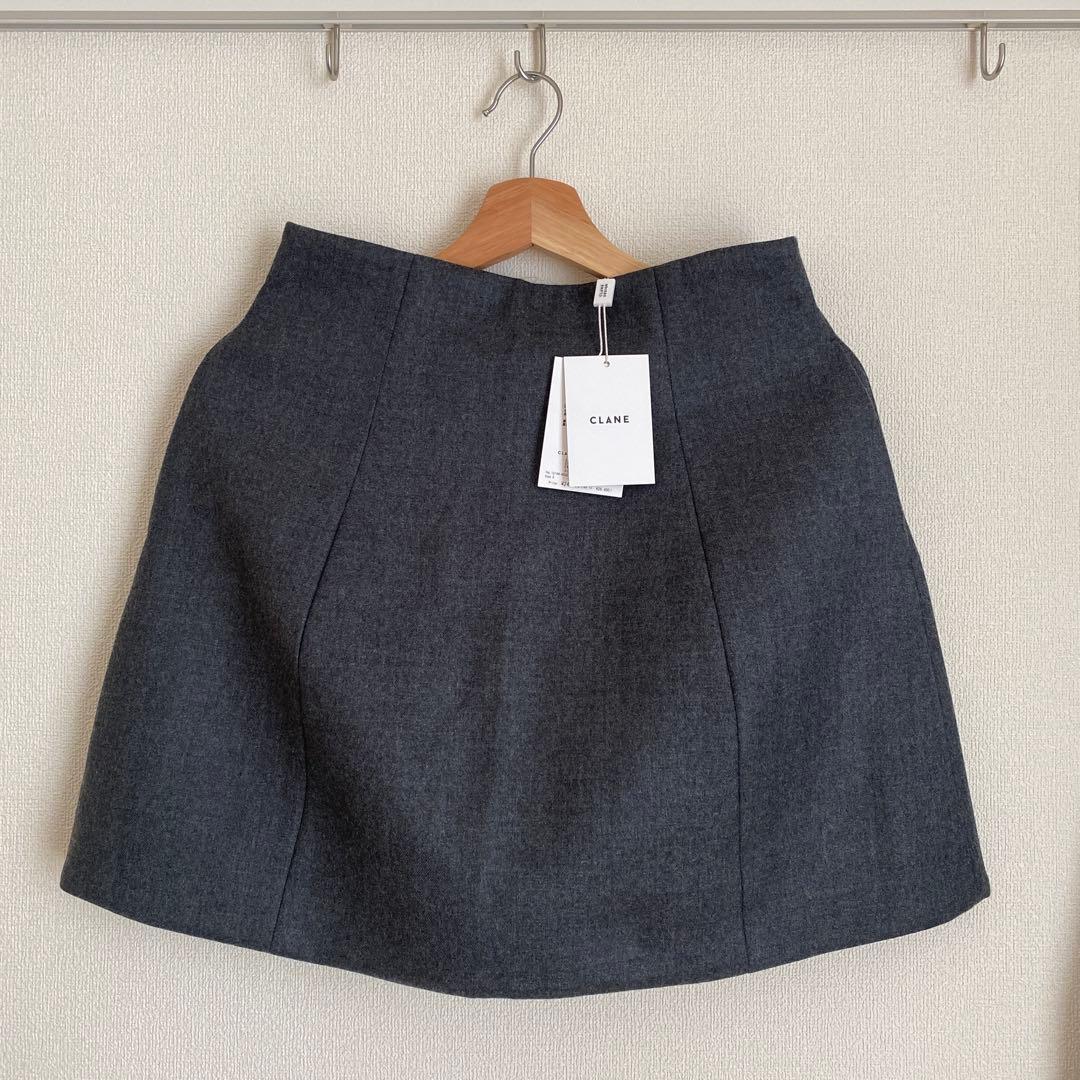 【新品•タグ付き】 CLANE CONSTRUCTIVE MINISKIRT