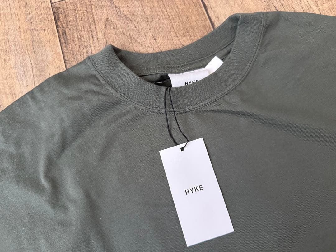 HYKE ハイク ロングスリーブ ボリューム袖丈 カットソー 長袖 レディース