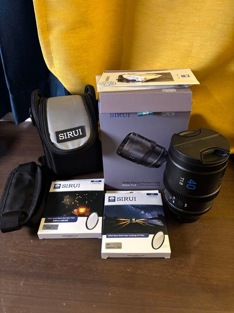 Sirui 40mm T1.8 1.33x ニュートラルフレア