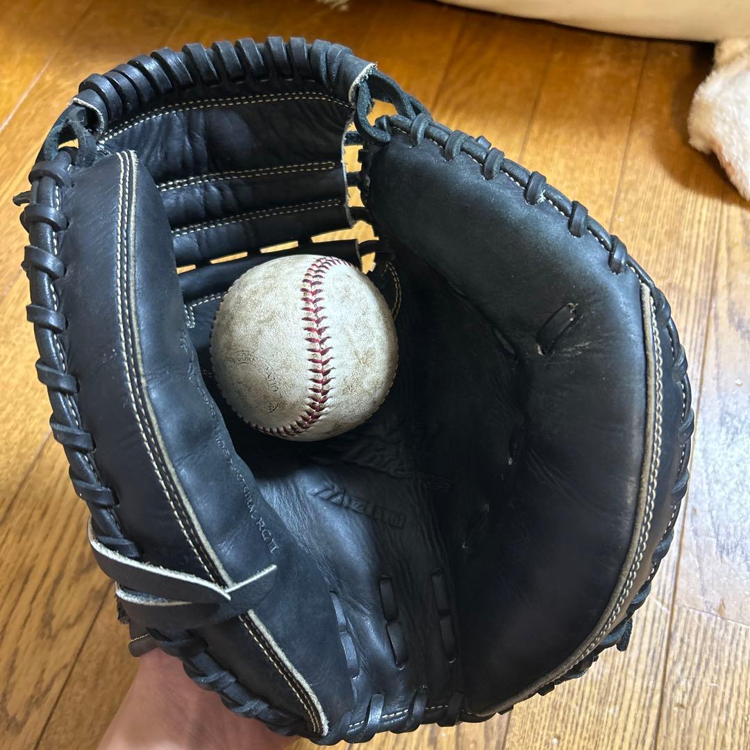 Mizuno 軟式キャッチャーミット 黒