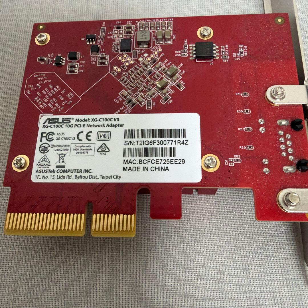 ASUS XG-C100C V3 ネットワークアダプター
