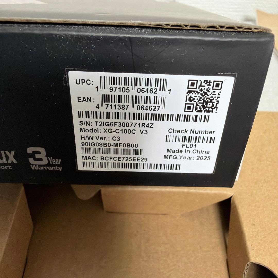 ASUS XG-C100C V3 ネットワークアダプター