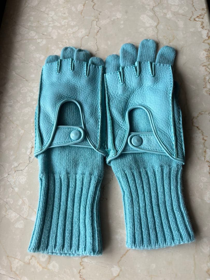 水色 指なしグローブ Sサイズ