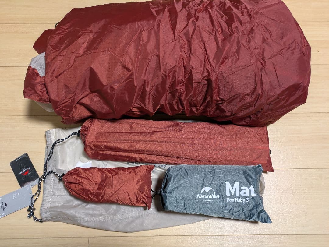 Naturehike Hiby3 3人用テント　ハイビー3 グランドシート付き