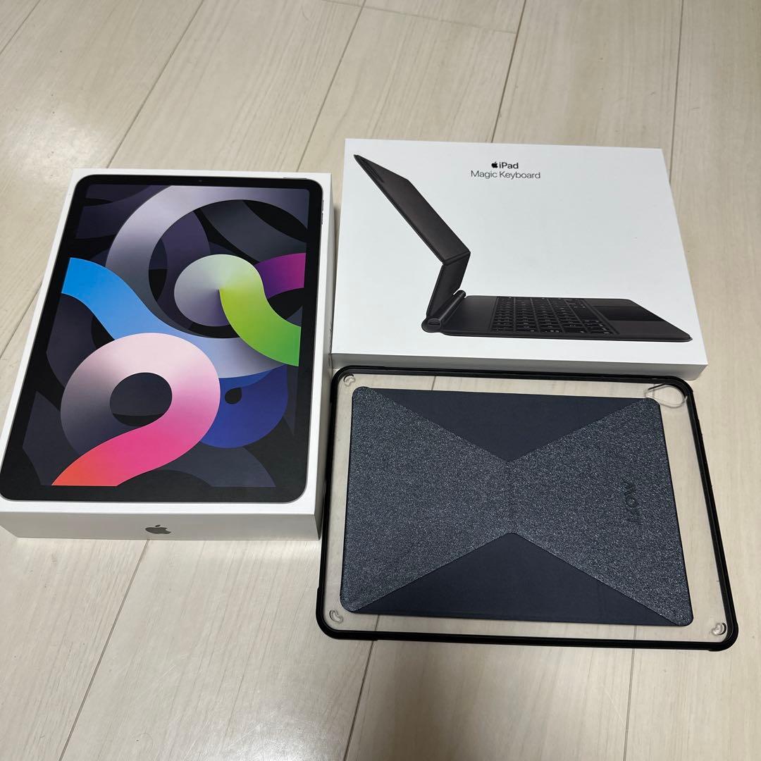 おまけ有〕ipad air 4 64GB magic keyboard付