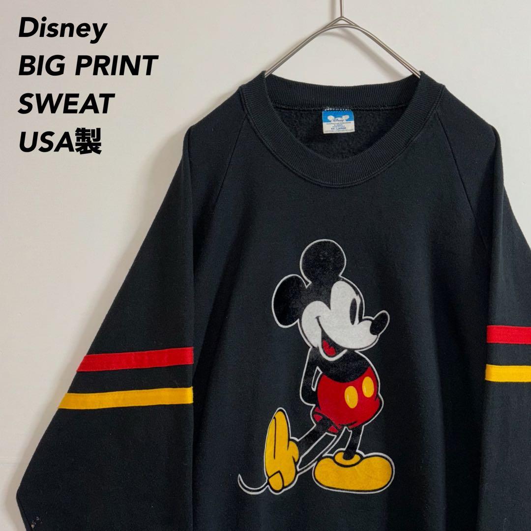 あ*。様 《80s90sビンテージ》USA製Disneyディズニースウェットミッ