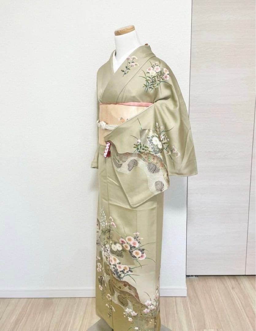 訪問着　フルセット　着物　帯　帯締め　帯締め　70