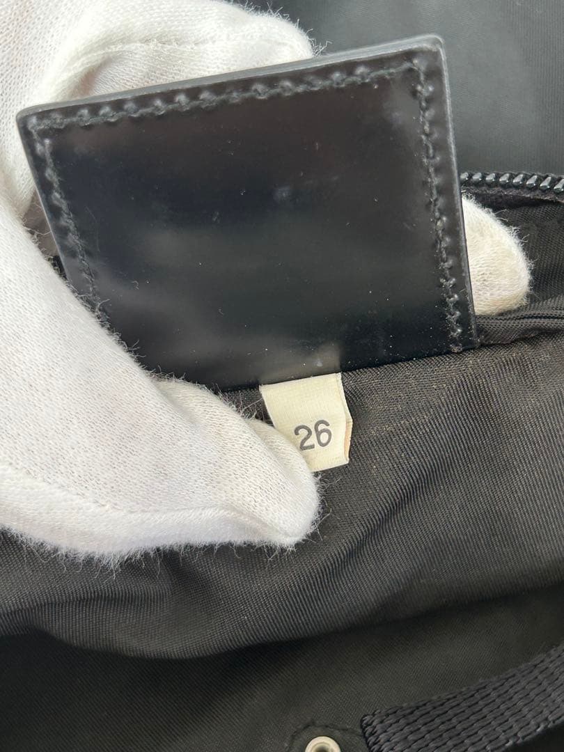 PRADA プラダ メッセンジャー ショルダー　バッグ　ナイロン　黒