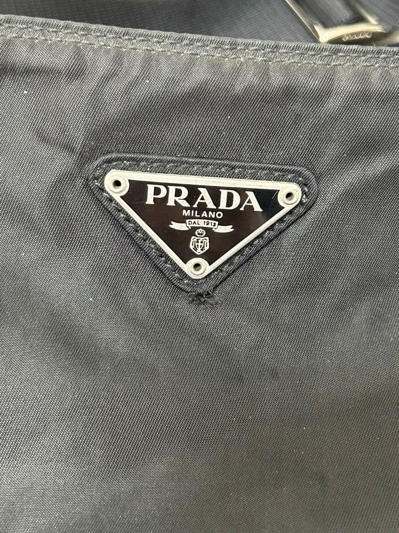 PRADA プラダ メッセンジャー ショルダー　バッグ　ナイロン　黒