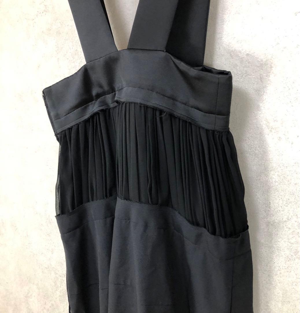 COMME des GARCONS AD2020 異素材切替ジャンパースカート