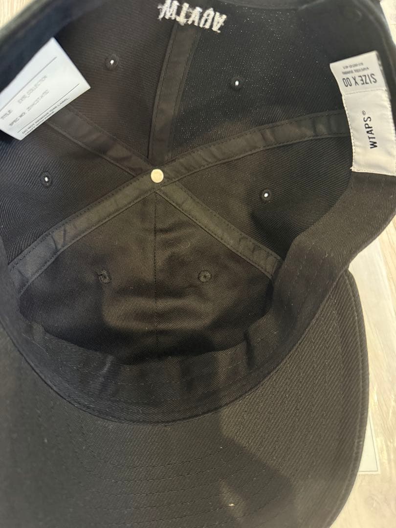 WTAPS ブラック キャップ T-6M 02