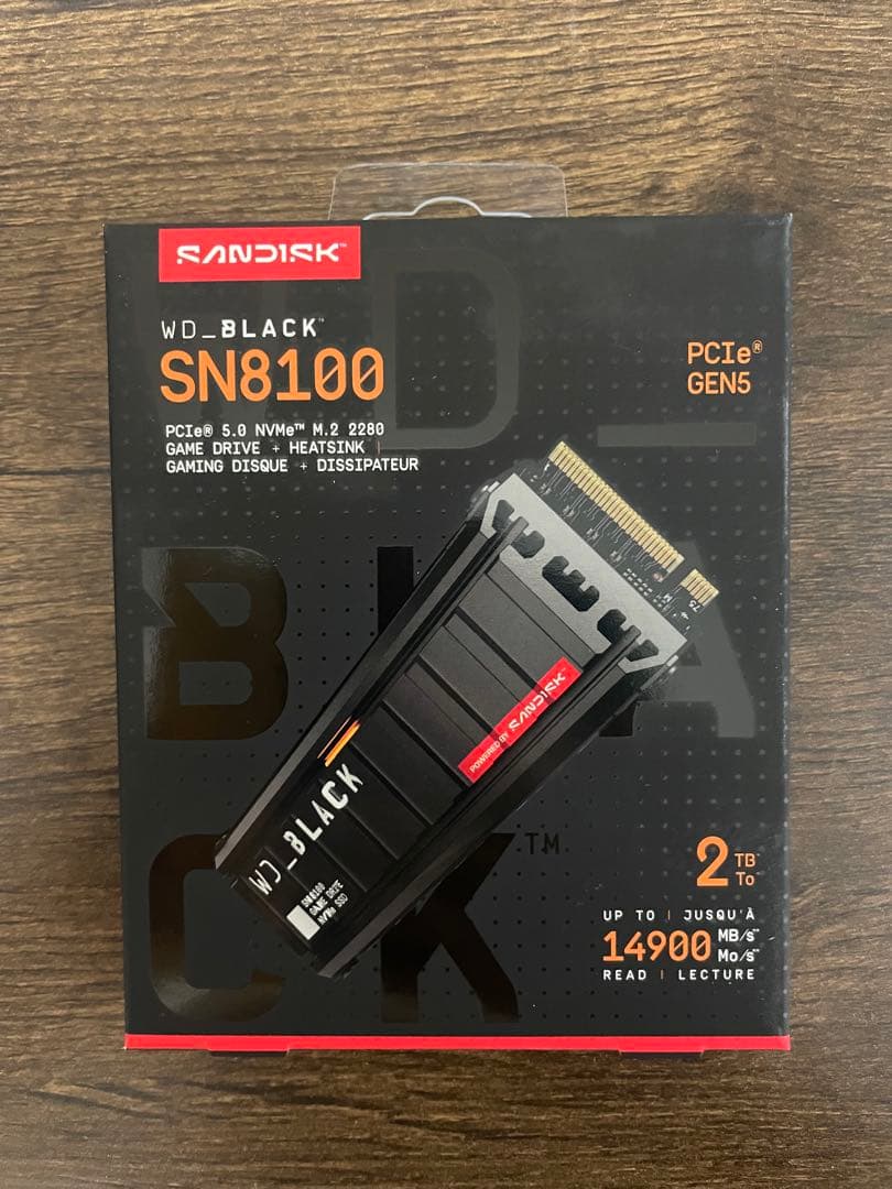 【新品未開封 定価115,280円】SN8100 2TB ヒートシンク付