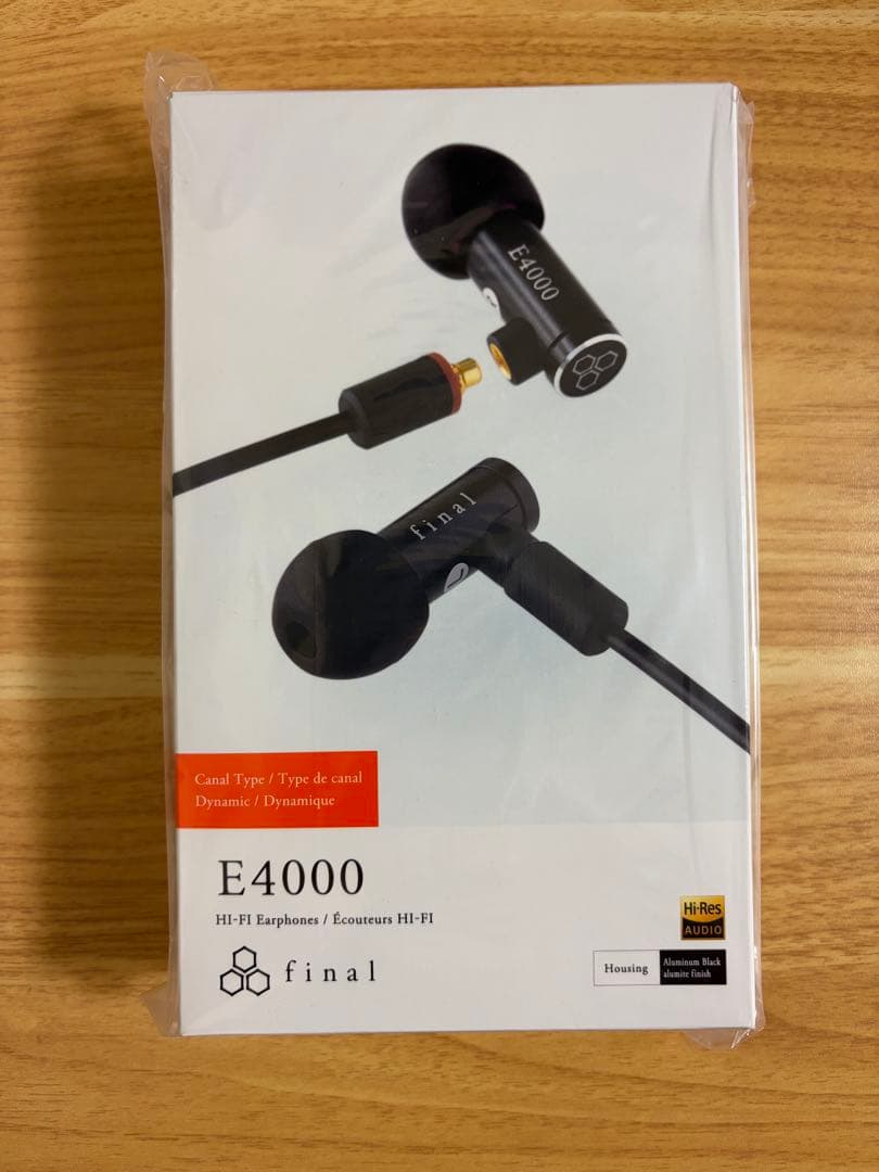 final E4000 有線イヤホン　未使用