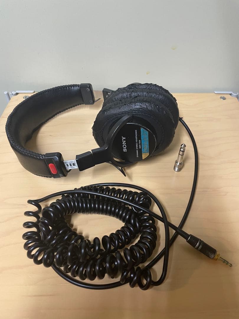 Sony MDR-7506 + FURUTECHモニターヘッドホン完動品