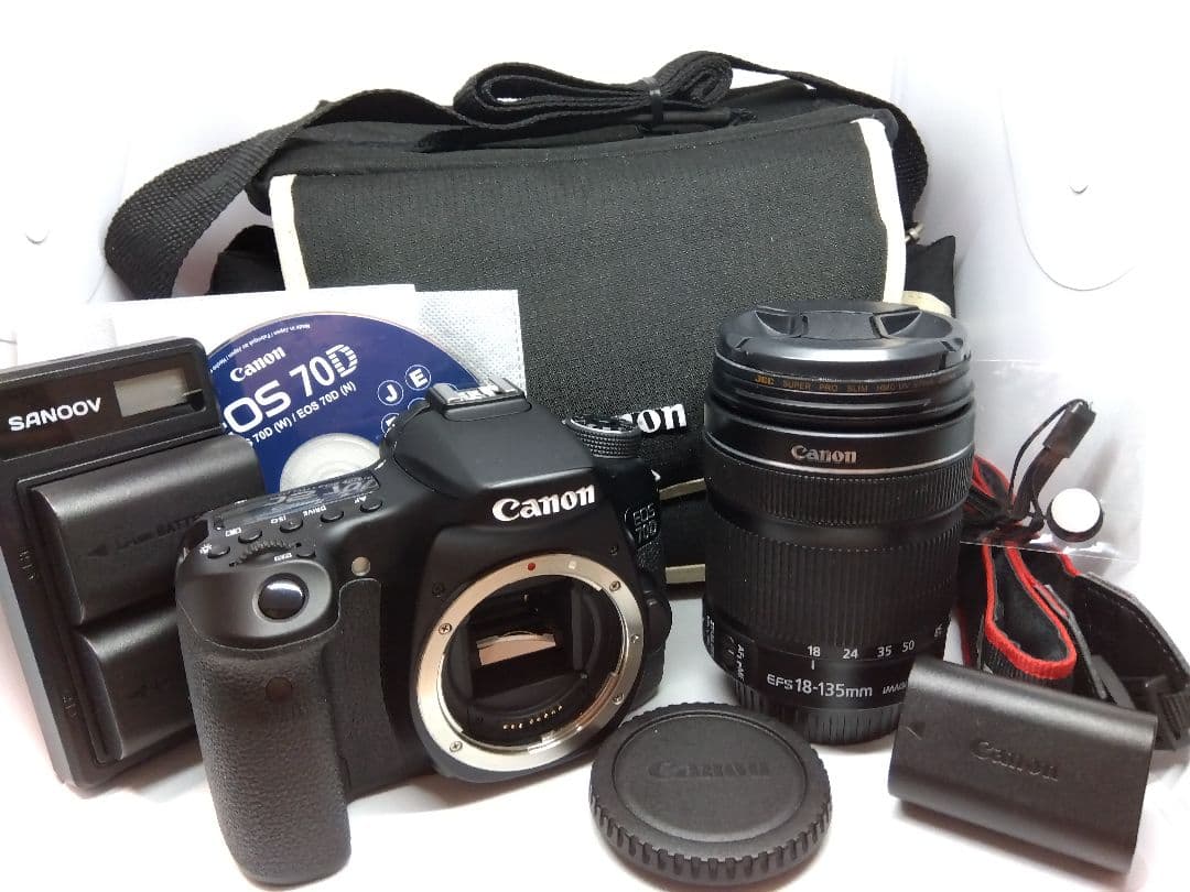 Canon EOS 70D EF-S 18-135mmレンズ キット バッグ
