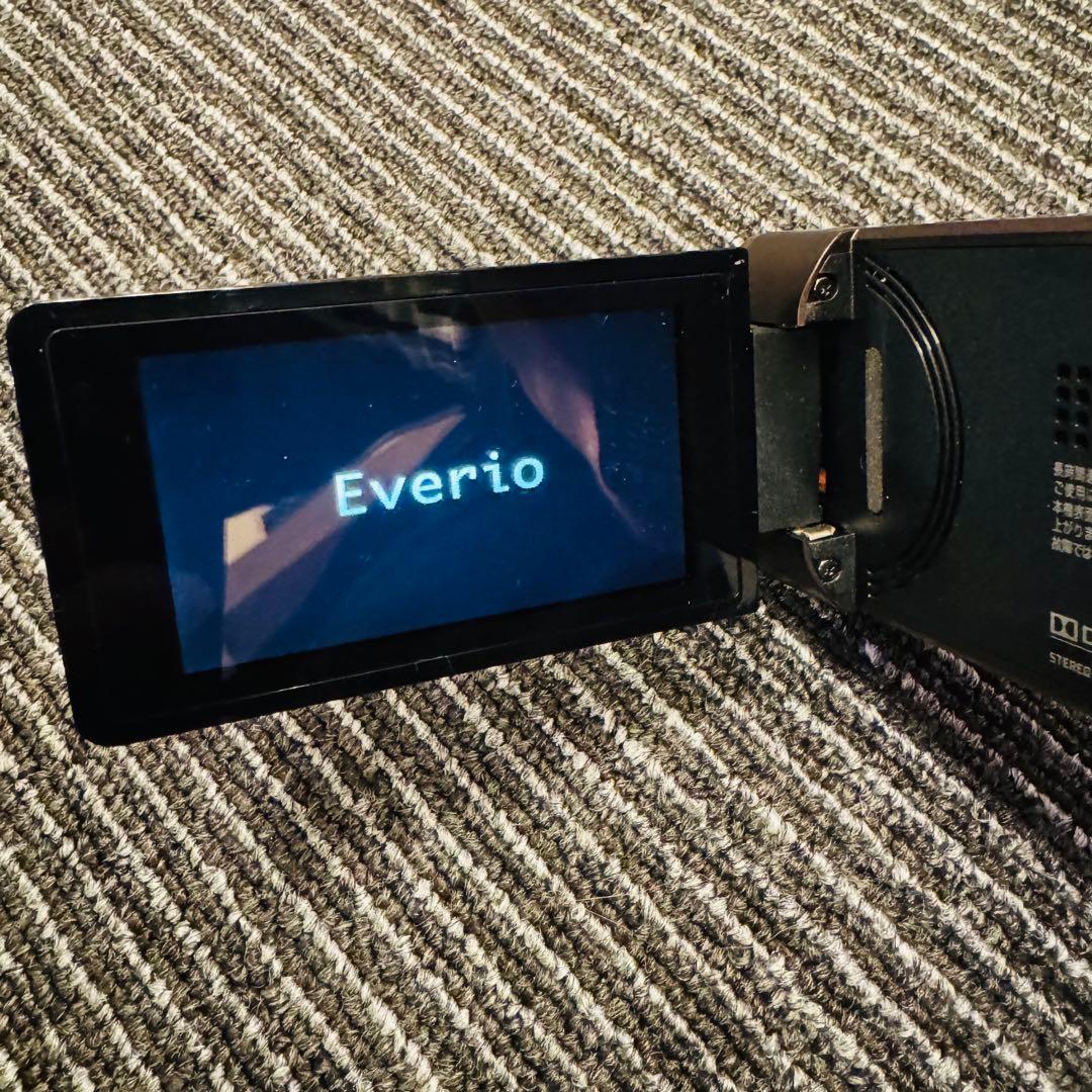 【美品】JVCケンウッド EVERIO フルHD ビデオカメラ アーバンブラウン