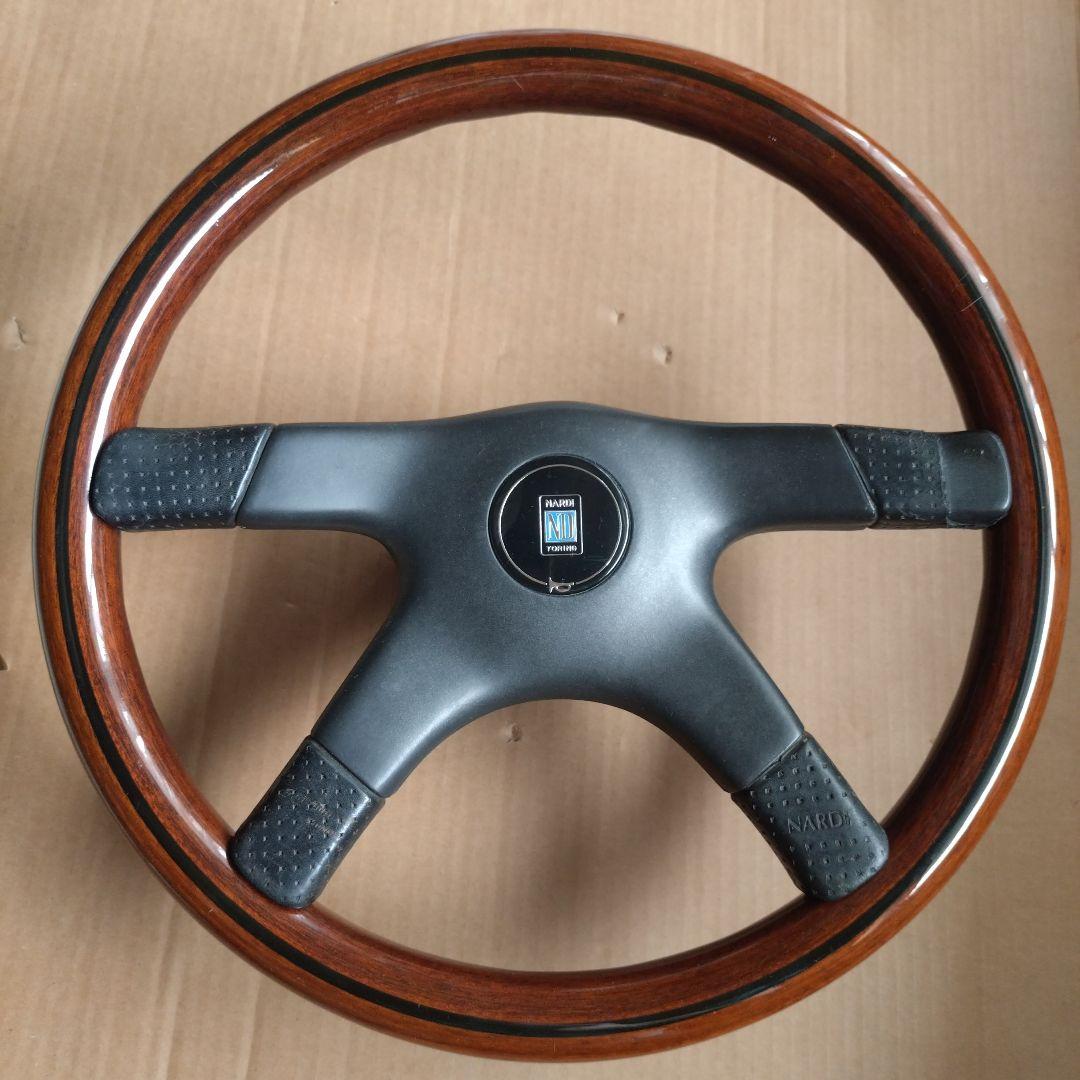 NARDI ウッド4本スポーク ステアリング 本体
