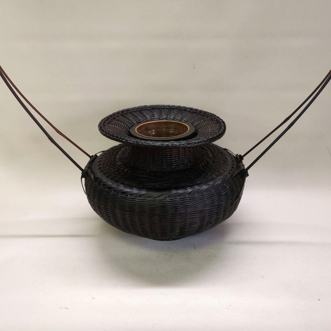 又木付　牡丹籠　池坊好み　池坊花器